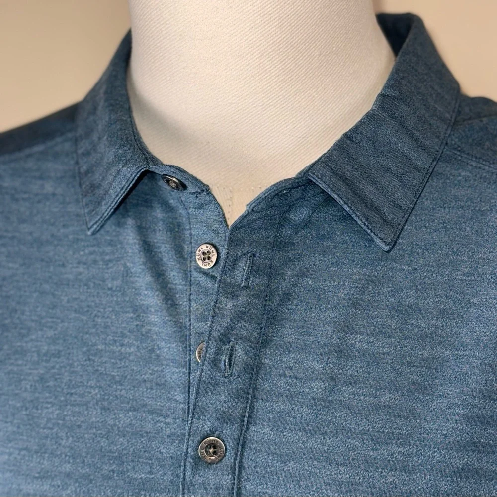 Kuhl Blue Striped Polo Shirt - Picture 5 of 7